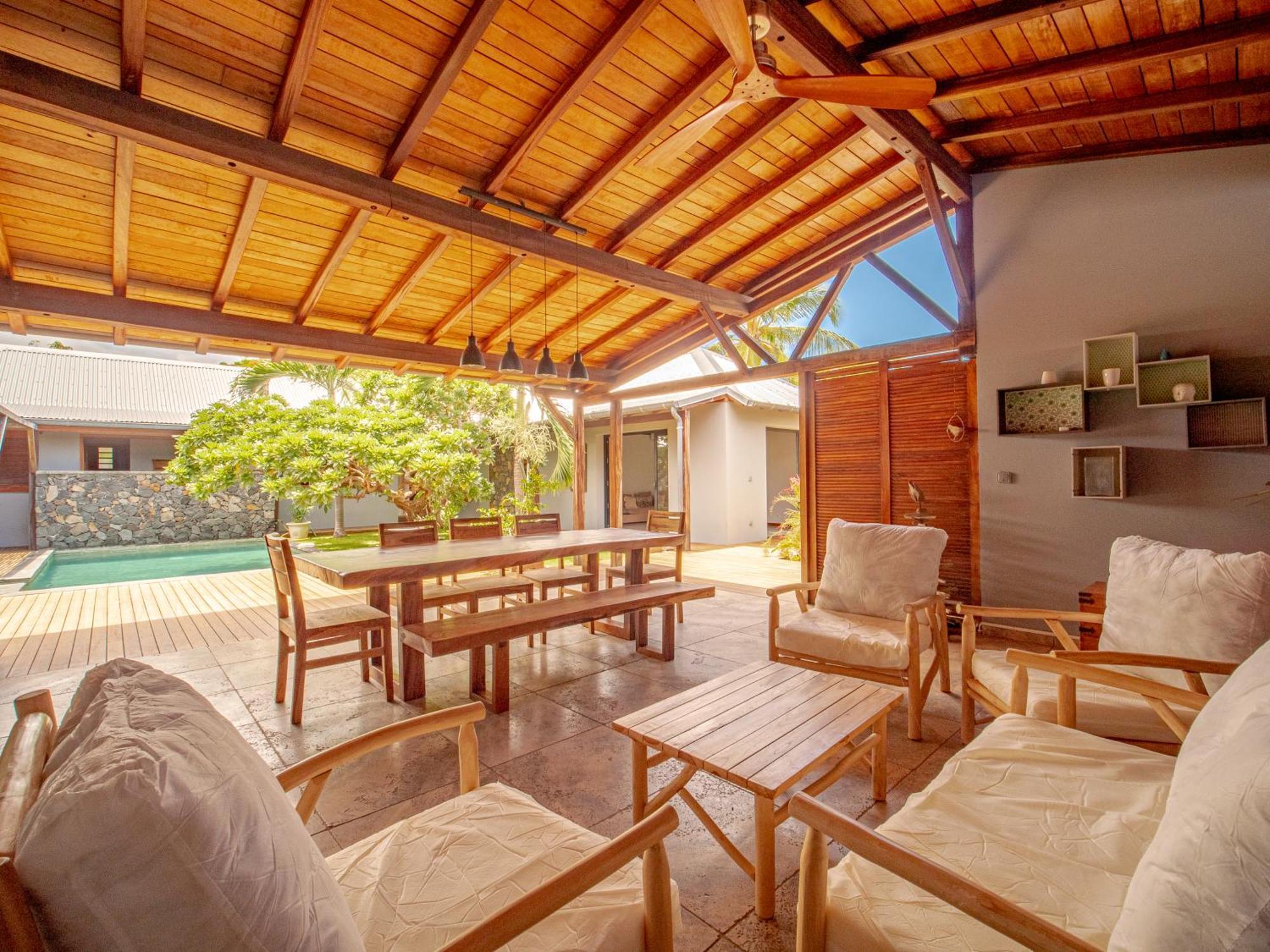 La Kaz Veloutier - Villa 4 Chambres Avec Piscine La Saline Les Bains Zewnętrze zdjęcie