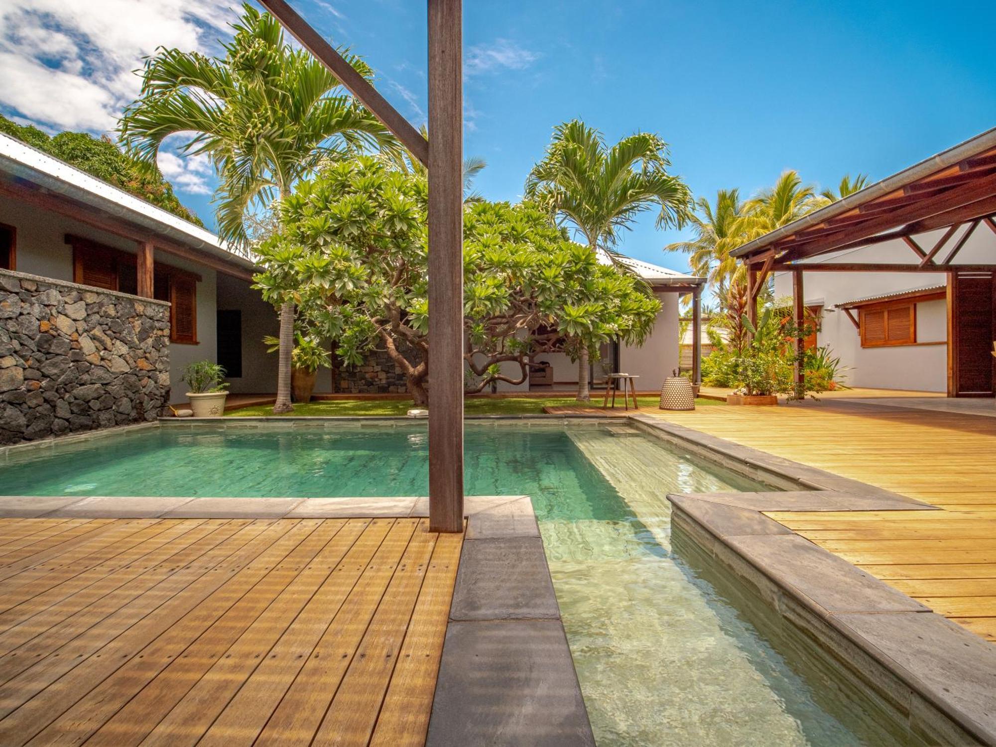 La Kaz Veloutier - Villa 4 Chambres Avec Piscine La Saline Les Bains Zewnętrze zdjęcie
